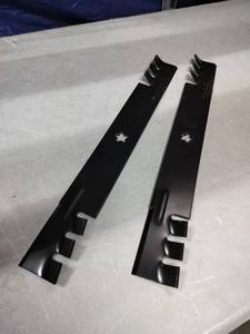 lot 1811 image: Budrash Set Of 2 Mower Blades For Craftsman Mower. 21In Each