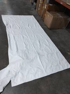 lot 1820 image: Joywell 108In X 52In Set Of 2 Window Drapes In White