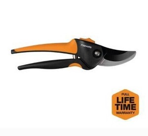 lot 1840 image: Fiskars Large Bypass Pruner Steel Blade with Softgrip Handle for Medium to Large Hands