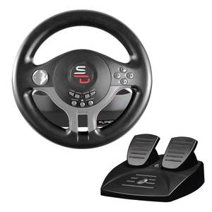 lot 1918 image: Superdrive - SV250 Racing steering wheel with pedals and gearshift paddles for nintendo Switch - Ps4 - xbox Seie XS, Xbox One - PC