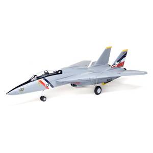 lot 1923 image: E-flite RC Airplane F-14 Tomcat Twin 40mm EDF BNF Basic Transmitter Battery and Charger Not Included EFL01450. (Front Bit Damaged)