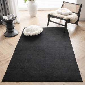 lot 2644 image: LIVEBOX Fluffy Shaggy Area Rug for Living Room,4x6 Feet Black Shag Washable Rug for Bedroom, Non Shedding and Non Slip Nursery Rug for Kids Baby,Faux Wool Rug Carpet for Teens Room
