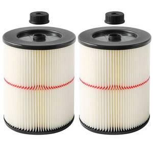 lot 2682 image: 17816 Filter for Craftsman Shop Vac Air Filter, Replacement for Craftsman Wet Dry vac Filter for Craftsman 9-17816 Vacuum Filter 5 6 8 12 16 Gallon and Larger Vacuum Cleaner 2 Pack