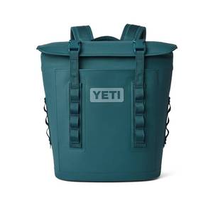 lot 2690 image: YETI Hopper M12 Backpack Soft Sided Cooler with MagShield Access, Agave Teal