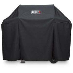 lot 2751 image: Weber - Spirit and Spirit II 3-Burner Gas Grill Cover - Black