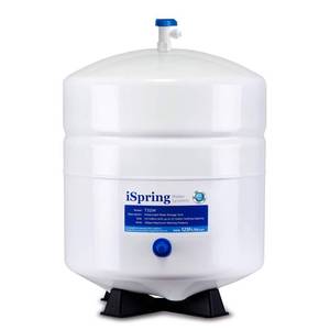 lot 2782 image: iSpring T32M Pressurized Water Storage Tank with Ball Valve for Reverse Osmosis RO Systems, 4 Gallon, 14 Tank Valve Included