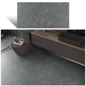 lot 2787 image: VEELIKE 12x24 Peel and Stick Floor Tile Waterproof Grey Floor Tile Stickers 13-Pack Concrete Look Peel and Stick Flooring Tiles for Kitchen Bedroom Bathroom Vinyl Floor Tiles for Garage Basement