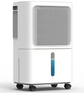 lot 2793 image: VEAGASO 2500 Sq. Ft Dehumidifier for Basement, 34 Pint Dehumidifiers For Home, Large Room, Auto Drain or Manual Drainage, Digital Control Panel, Auto Defrost, 24H Timer, Child Lock
