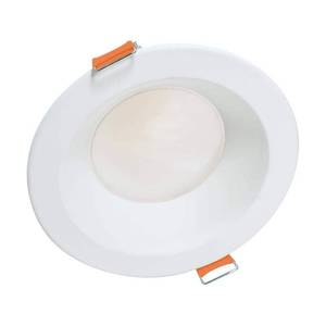 lot 4729 image: LCR6 6 in. Selectable CCT Round Canless Integrated LED White Recessed Light Retrofit Module Trim, 2100 Lumens