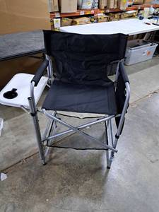 lot 4744 image: Outdoor Patio Chair (Black Cloth)