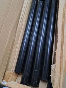 lot 4749 image: 3 In. Orange Safety Heavy Dut Ground Pole. Model# 318623019