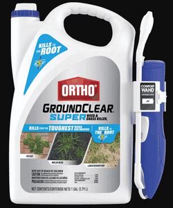 lot 4768 image: Ortho GroundClear Super Weed & Grass Killer1 With Comfort Wand 1 gal. - Retail $155.81