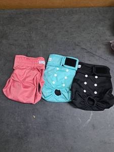 lot 4785 image: Dog Puppy Diaper Female Girl Reusable Washable for Small Dog Breeds