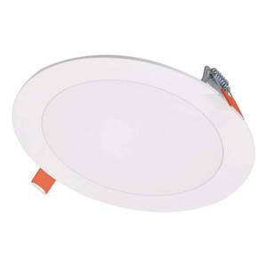 lot 4806 image: Halo 6 inch Recessed Canless LED Ceiling Light Direct Mount - White