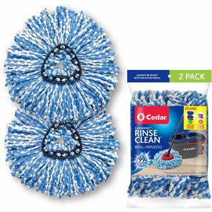 lot 4814 image: O-Cedar EasyWring RinseClean Mop Refill - 2pk