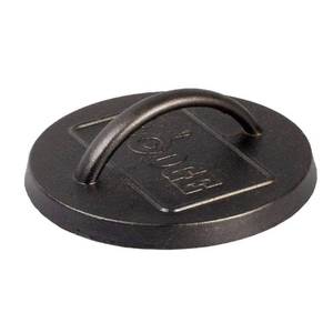 lot 4819 image: Lodge Cast Iron 6.25 Seasoned Burger Press L6BP