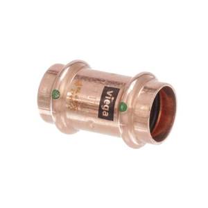 lot 4836 image: ProPress 34 in. Press Copper Coupling with Stop (10-Pack)