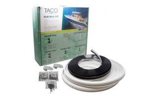 lot 4876 image: TACO Marine V11-9811WCM70-2 Rigid Vinyl Rub Rail Kit - 1-58 x 34 x 70, Frosty White - Retail $612.75