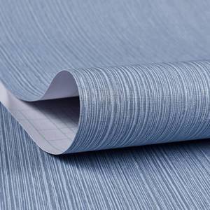 lot 4890 image: Haimin Grasscloth Wallpaper Textured 24in X 393in Fabric Contact Paper Grey Blue Wall Paper Textured Linen Wallpaper Peel and Stick Self-Adhesive Thick Vinyl Embossed Film Wallpaper (Gray Blue)