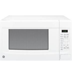 lot 4901 image: GE JES1460DSWW 1.4 cu. ft. Countertop Microwave - White - Retail $174.03