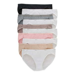 lot 4911 image: Hanes Women s Cool Comfort Cotton Bikini Underwear 10-Pack
