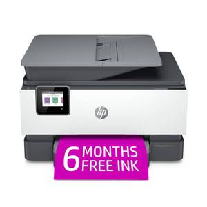 lot 5361 image: HP OfficeJet Pro 9015e Wireless Color All-in-One Printer with 6 Months Free Ink (1G5L3A) (Renewed Premium), Gray