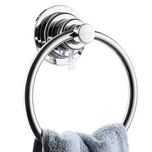 lot 5369 image: BOPai Drill Free Powerful Vacuum Suction Cup Towel Ring Shower Washcloth Hand Towel Round Holder