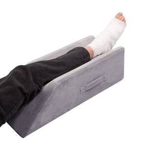 lot 5377 image: TANYOO Velvet Elevation Leg Pillows for Ankle Surgery Recovery, Broken Foot, Hip and Knee Pain Relief Medium Size for Children and Short Persons
