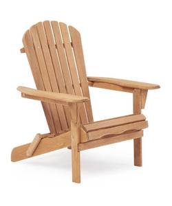 lot 5402 image: Outdoor Wooden Folding Adirondack Chair with Pre-Assembled BackRest, Wood Patio Chair for Garden Backyard Porch Pool Deck Firepit