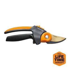 lot 5445 image: Fiskers 34 in. Cut Capacity Titanium Coated Blade PowerGear 2 Bypass Pruner