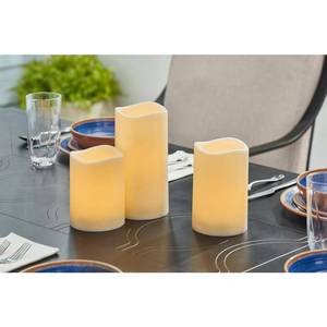 lot 5448 image: A 3-Piece Set of Jumbo Outdoor LED Candles
