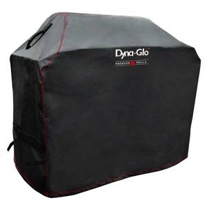 lot 5449 image: Dyna-Glo DG500C Premium PVCPolyester 5 Burner Black Gas Grill Cover