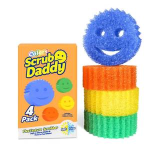 lot 5466 image: Scrub Daddy Colors - 4ct Sponges - Box
