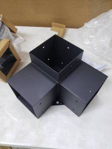 lot 5485 image: Vevor Pergola Brackets 4ct Black
