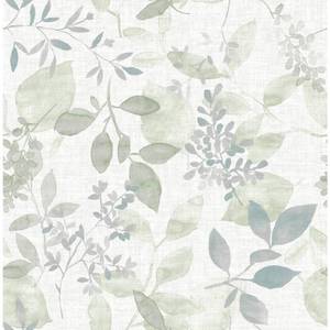 lot 5487 image: Breezy Green Peel and Stick Wallpaper