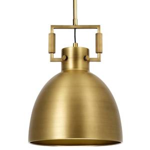lot 5499 image: SKFWAITKW Gold Pendant Lights Kitchen Island, 10 Industrial Pendant Light Fixtures Vintage Brass Farmhouse Pendant Lights Dome Shade for Kitchen Dining Room Hallway Restaurant