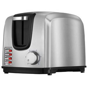 lot 5504 image: BLACKDECKER 2-Slice Toaster, Modern, Stainless Steel, T2707S, Silver