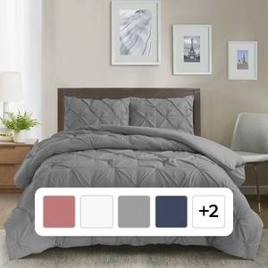 lot 1115 image: Premium Collection King Pintuck 3-Pc. Comforter Set Bedding
