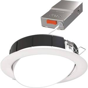 lot 2967 image: Juno Lighting Wf6 Adj Sww5 90Cri M6 Contractor Select Wafer 6 Wide Switchable Cct