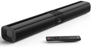 lot 2983 image: Saiyin Sound Bars for TV, 24 Inches Sound Bar with HDMI(ARC), Optical, AUX and Bluetooth Inputs, Soundbar for TV and Surround Sound System