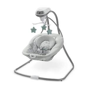 lot 4107 image: Graco Simple Sway Swing, Ivy - Retail $118.22
