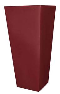 lot 1040 image: Tusco Products CTU32OB Cosmopolitan Tall Square Garden Planter, 32, Oxblood