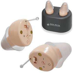 lot 1068 image: Audien ATOM Rechargeable Hearing Amplifier to Aid and Assist Hearing, Premium Comfort Design and Nearly Invisible