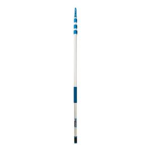 lot 1093 image: Professional Unger 24 ft. Aluminum Telescoping Pole with Connect and Clean Locking Cone and Quick-Flip Clamps