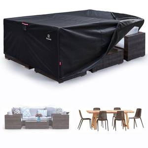 lot 4167 image: Patio Chair Covers Outdoor Furniture Waterproof 2Pack Swivel Chair Covers,High Back Heavy Duty Rocking Outdoor Adirondack Chair Covers(33W35D38.5H)