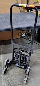 lot 4177 image: VEVOR Stair Climbing Cart 375 lbs. Foldable Hand Truck with Backup Wheels for Transport Goods in Warehouses, Shopping Mall