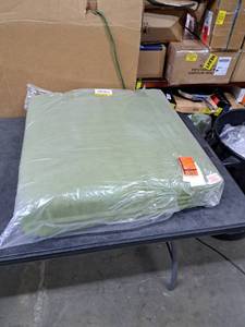 lot 4179 image: 25 in. x 25 in. x 5 in. Deep Seating Outdoor Dining Chair Cushion in Sunbrella Spectrum Cilantro