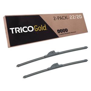 lot 4189 image: TRICO Gold�� (18-2220) 22 & 20 Inch Pack of 2 Automotive Replacement Windshield Wiper Blades for My Car Super Premium All Weather Beam Blade for Select Vehicle Models