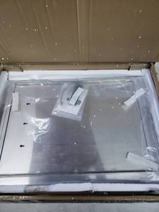 lot 5584 image: VEVOR BBQ Access Door 17 in. W x 24 in. H Vertical Single BBQ Door Stainless Steel with Hooks Outdoor Kitchen Doors