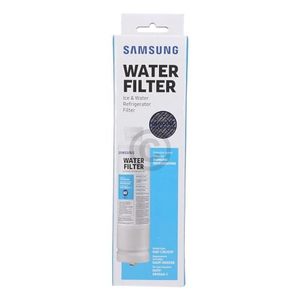 lot 5614 image: SAMSUNG Genuine Filter for Refrigerator Water and Ice, Carbon Block Filtration for Clean, Clear Drinking Water, 6-Month Life, HAF-CINEXP, 1 Pack